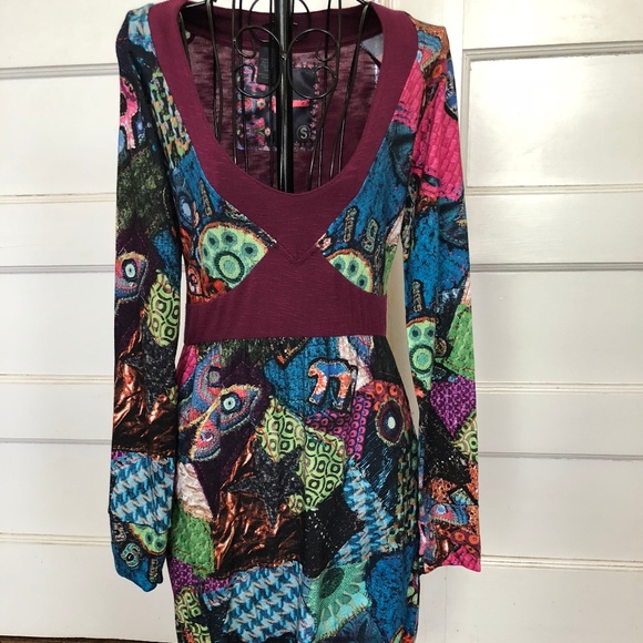Desigual Dresses & Skirts - Desigual dress made in Barcelona V neck NWOT sz S